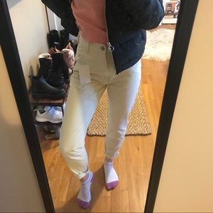 Brandy Melville off-white pants